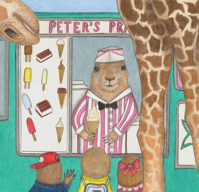 Peter, the Ice Cream Prairie Dog